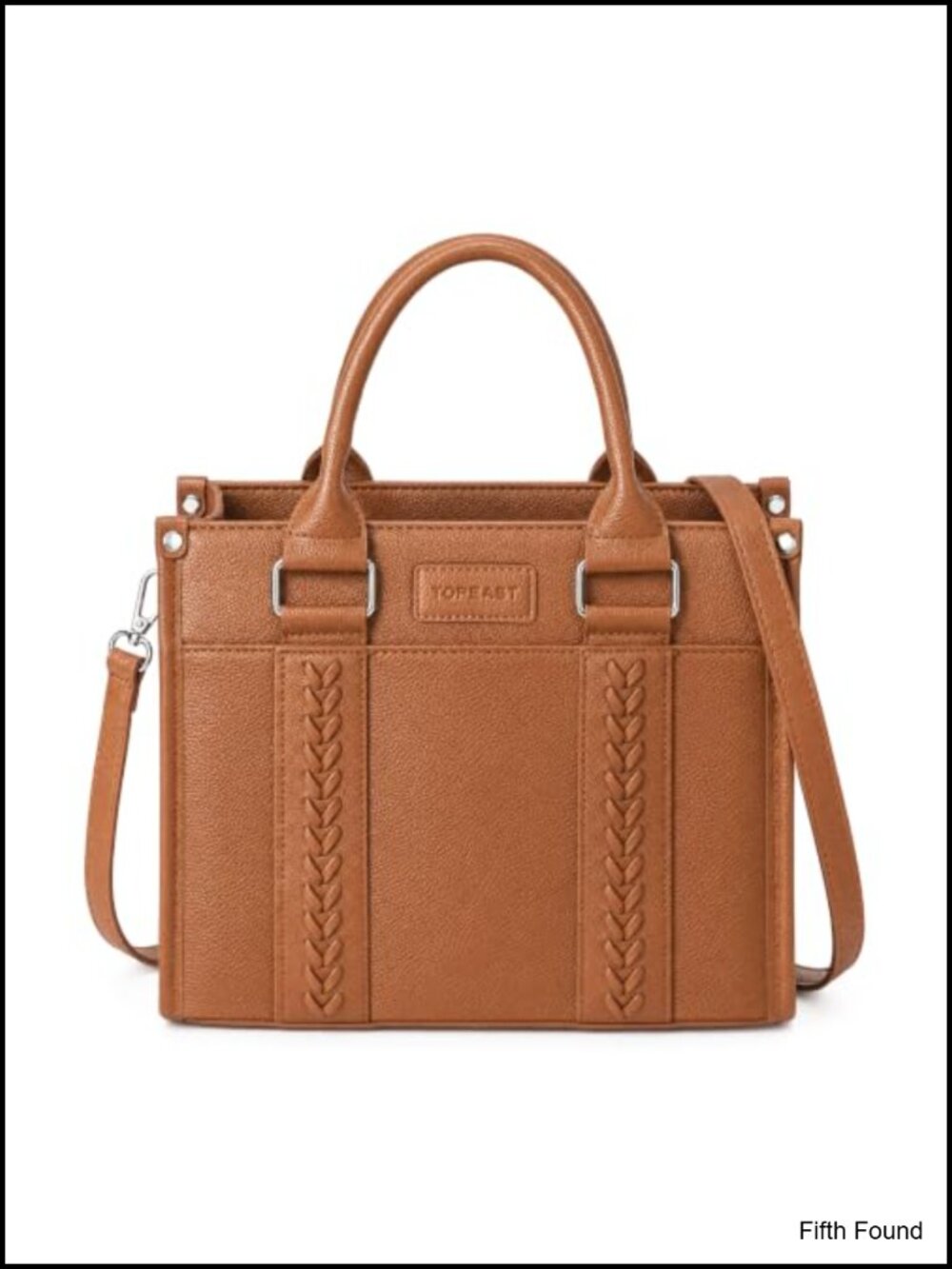 Boho Vegan Leather Mini Crossbody Satchel Tote Handbag